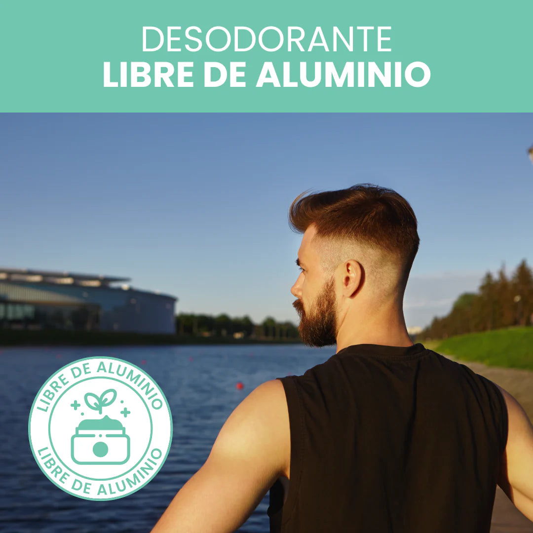 Desodorante natural en barra para HOMBRE (Aroma Romero con alumbre) NaturalDry