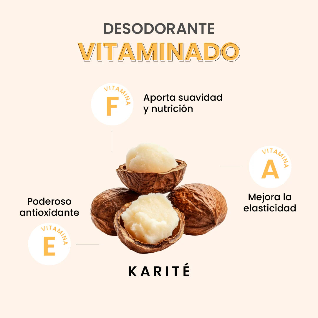 Desodorante natural en barra para ADOLESCENTES (Aroma geranio menta) NaturalDry