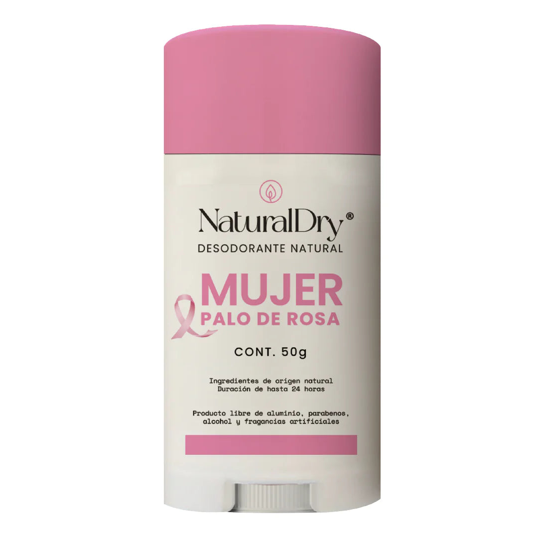 Desodorante natural en barra para MUJER (Palo de Rosa) NaturalDry