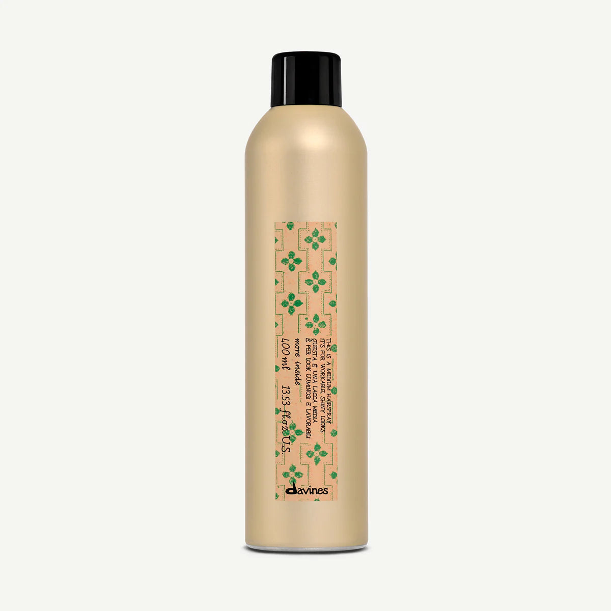 Esta es una Laca De Fijación Media (Medium Hairspray) Davines