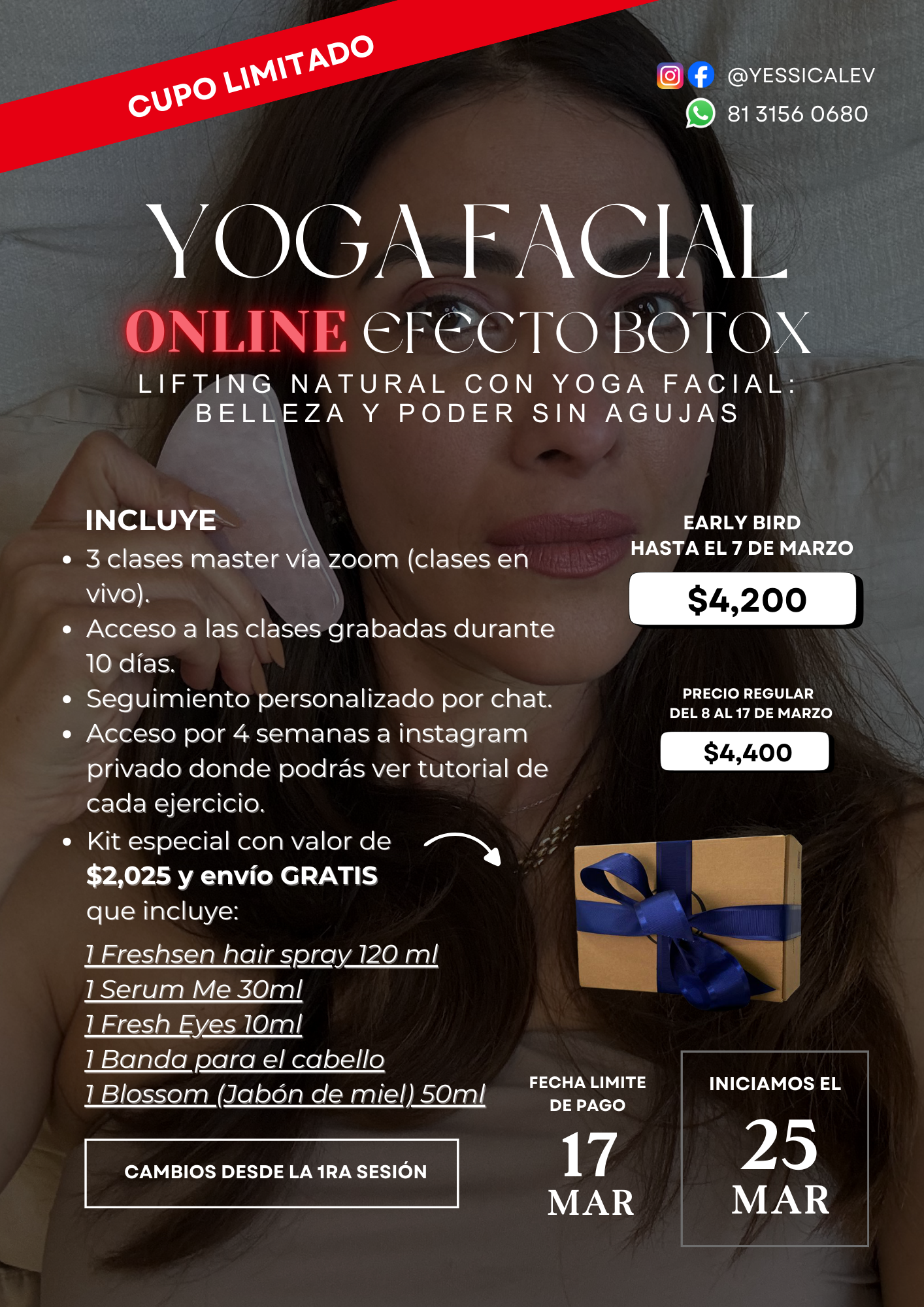 Masterclass Yoga facial Online by Yessica Lev