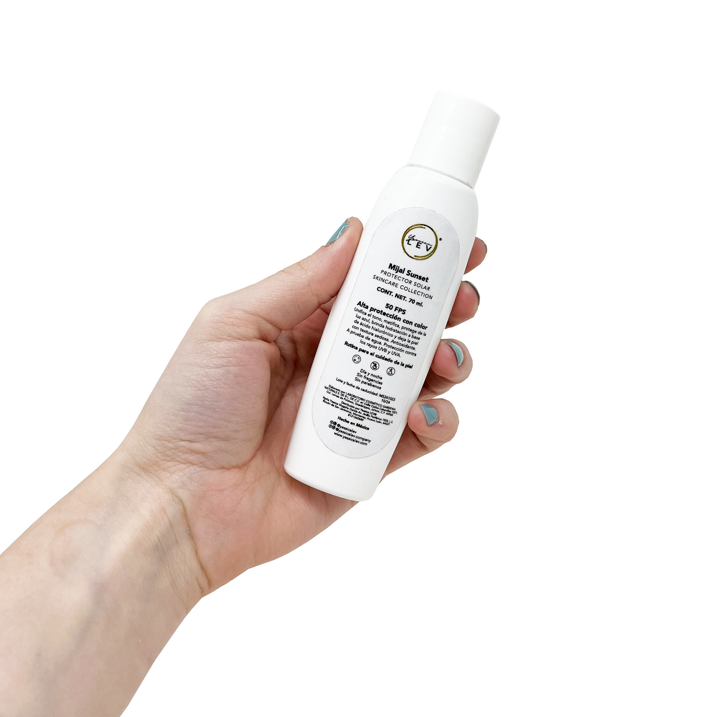 Mijal Sunset (Protector solar con color 50 FPS) Yessica Lev Oils