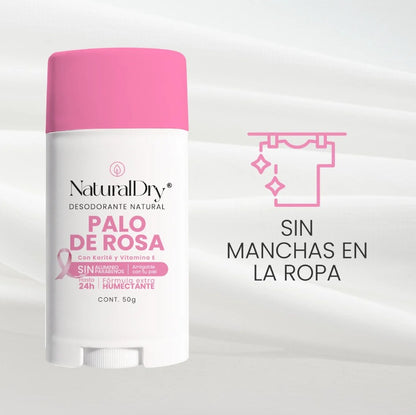 Desodorante natural Palo de Rosa Original NaturalDry